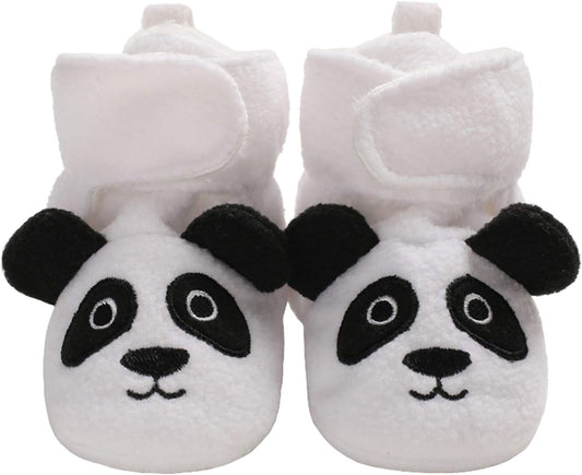 Baby Girls Boys Cozy Fleece Booties Elephent Fox Duck Panda Sheep Design Newborn Shoes Infant Footwear