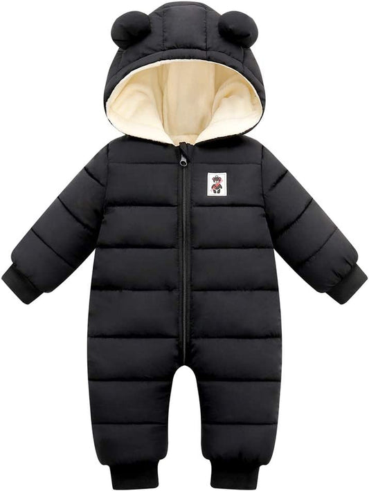 Cute Baby Boy Snowsuit New Born Baby Girl Winter Coat Toddler Onesie Clothes